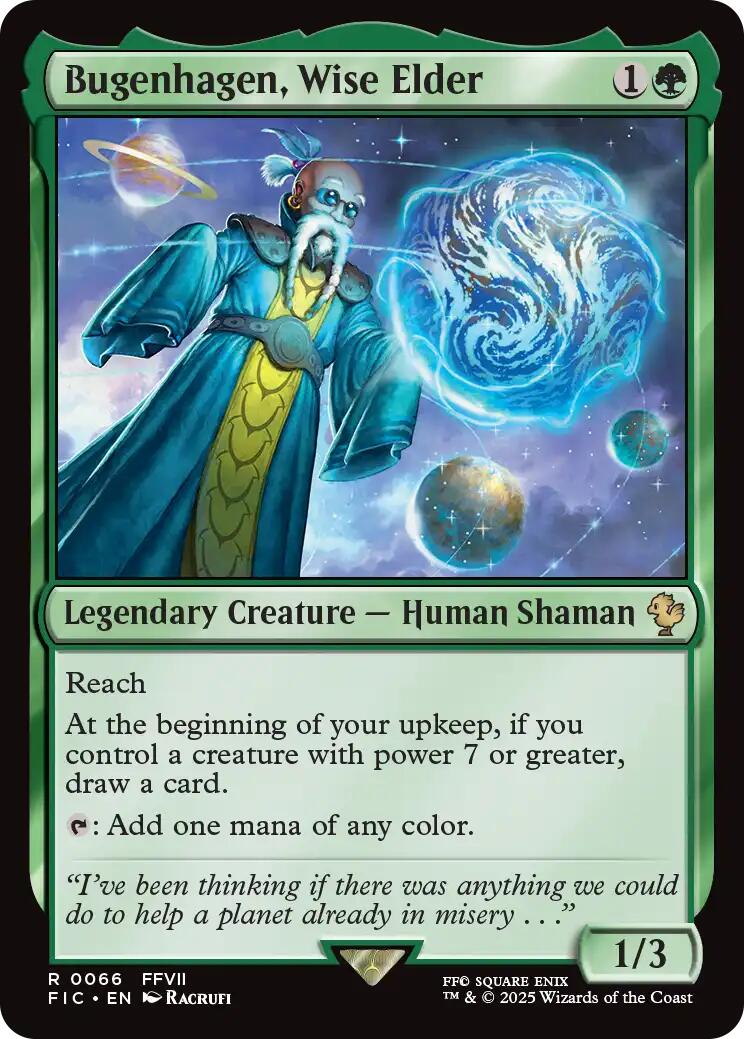 Bugenhagen, Wise Elder (Surge Foil) [FINAL FANTASY Commander] | Boutique FDB TCG