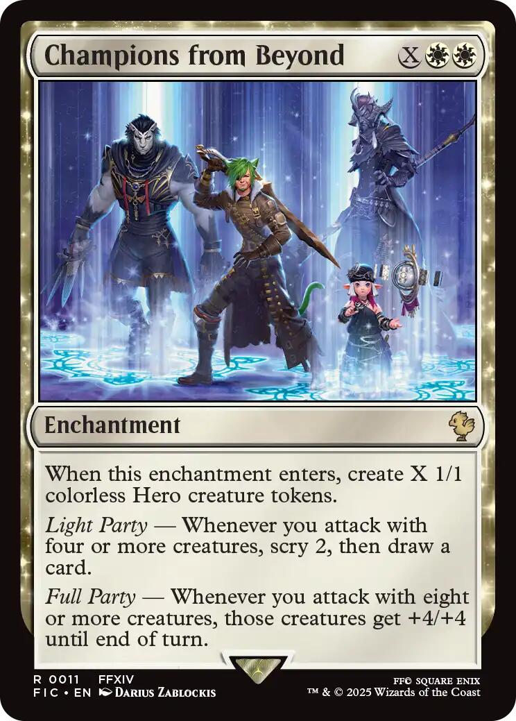 Champions from Beyond (Surge Foil) [FINAL FANTASY Commander] | Boutique FDB TCG