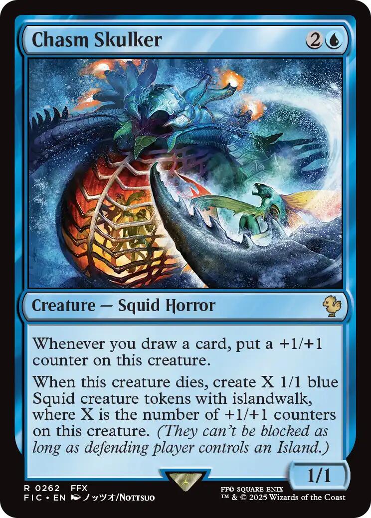 Chasm Skulker (Surge Foil) [FINAL FANTASY Commander] | Boutique FDB TCG