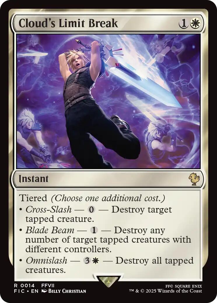 Cloud's Limit Break (Surge Foil) [FINAL FANTASY Commander] | Boutique FDB TCG