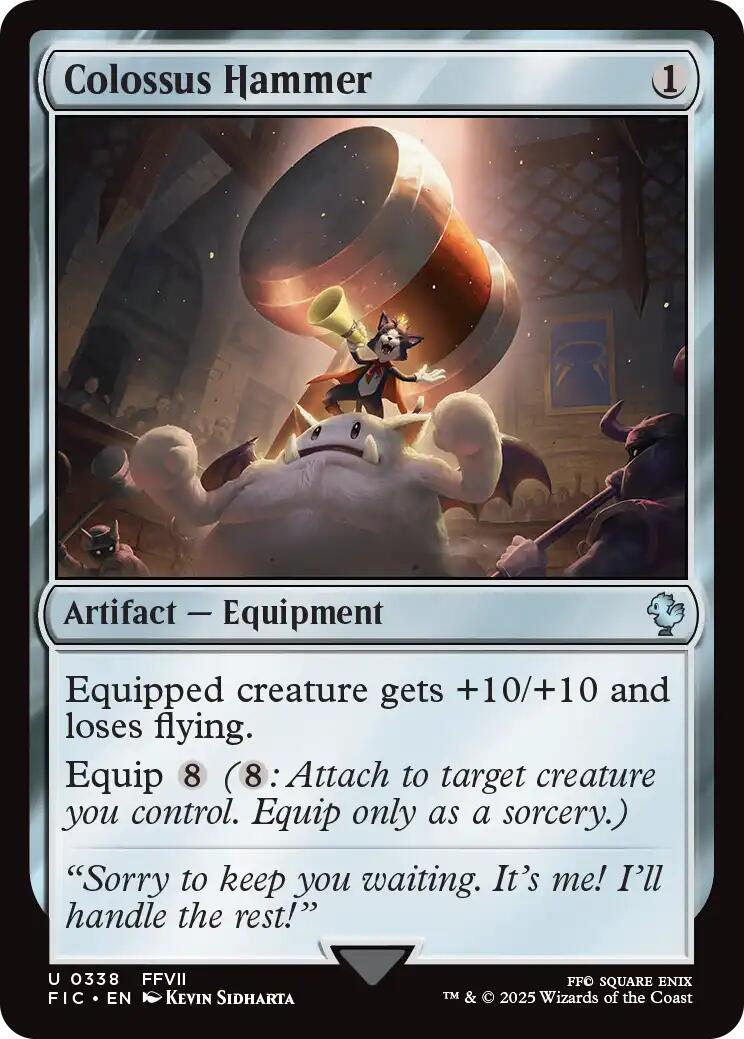 Colossus Hammer (Surge Foil) [FINAL FANTASY Commander] | Boutique FDB TCG