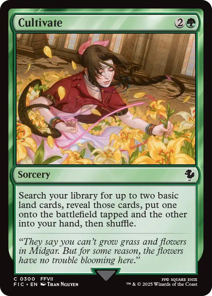 Cultivate (Surge Foil) [FINAL FANTASY Commander] | Boutique FDB TCG