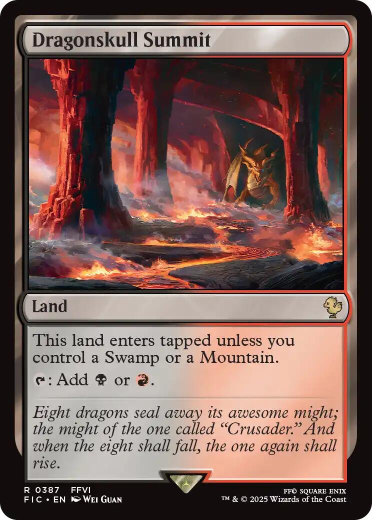 Dragonskull Summit (Surge Foil) [FINAL FANTASY Commander] | Boutique FDB TCG