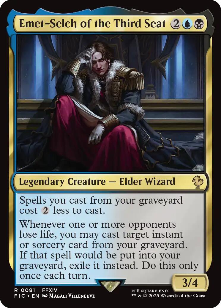 Emet-Selch of the Third Seat (Surge Foil) [FINAL FANTASY Commander] | Boutique FDB TCG