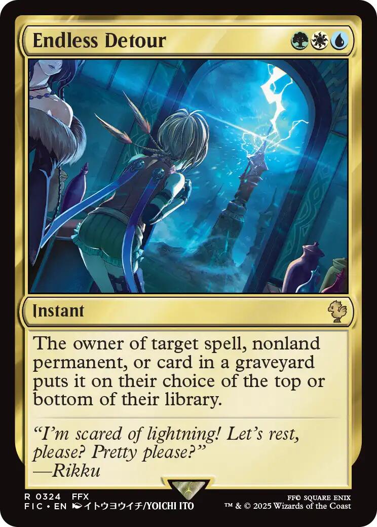 Endless Detour (Surge Foil) [FINAL FANTASY Commander] | Boutique FDB TCG