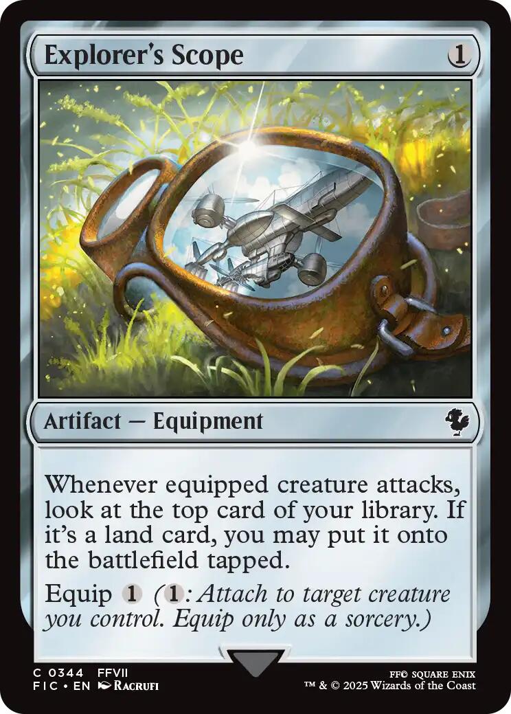Explorer's Scope (Surge Foil) [FINAL FANTASY Commander] | Boutique FDB TCG