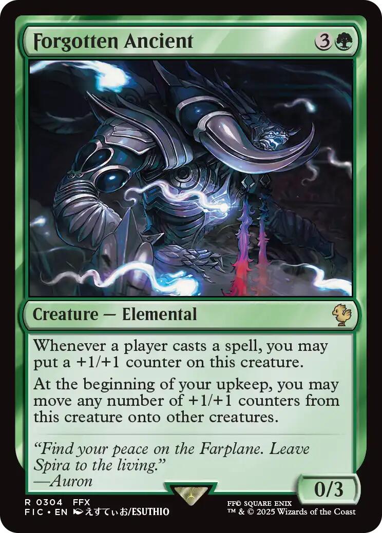 Forgotten Ancient (Surge Foil) [FINAL FANTASY Commander] | Boutique FDB TCG