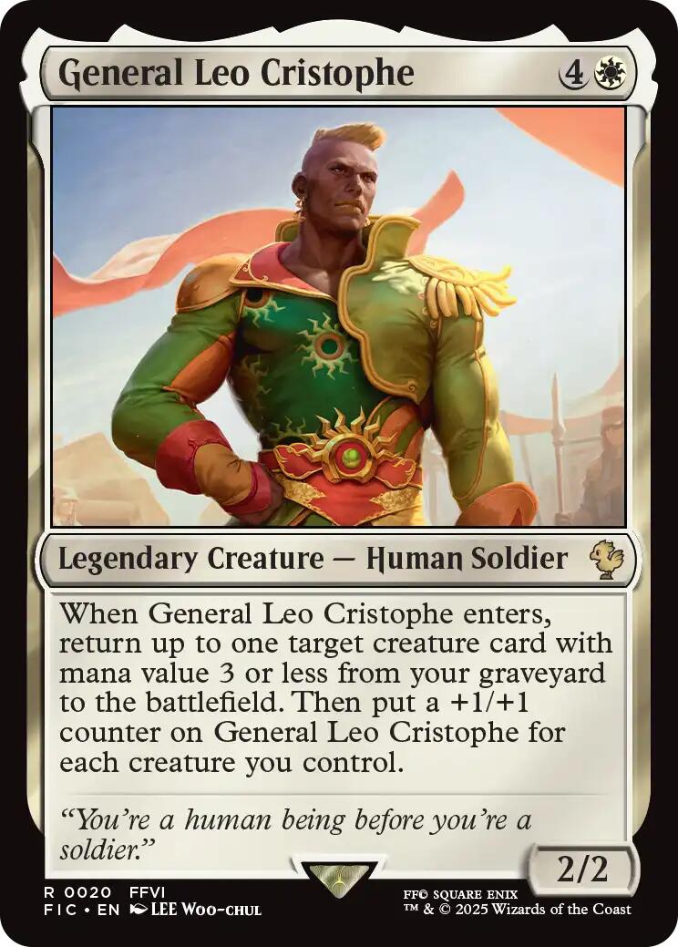 General Leo Cristophe (Surge Foil) [FINAL FANTASY Commander] | Boutique FDB TCG
