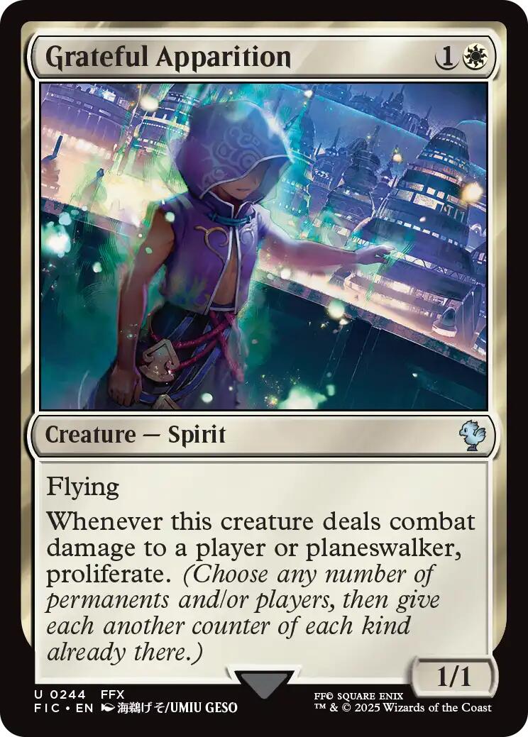 Grateful Apparition (Surge Foil) [FINAL FANTASY Commander] | Boutique FDB TCG