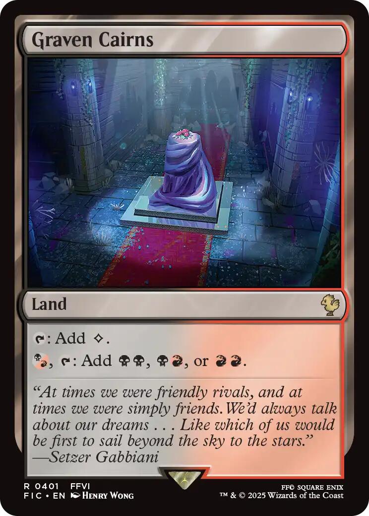 Graven Cairns (Surge Foil) [FINAL FANTASY Commander] | Boutique FDB TCG