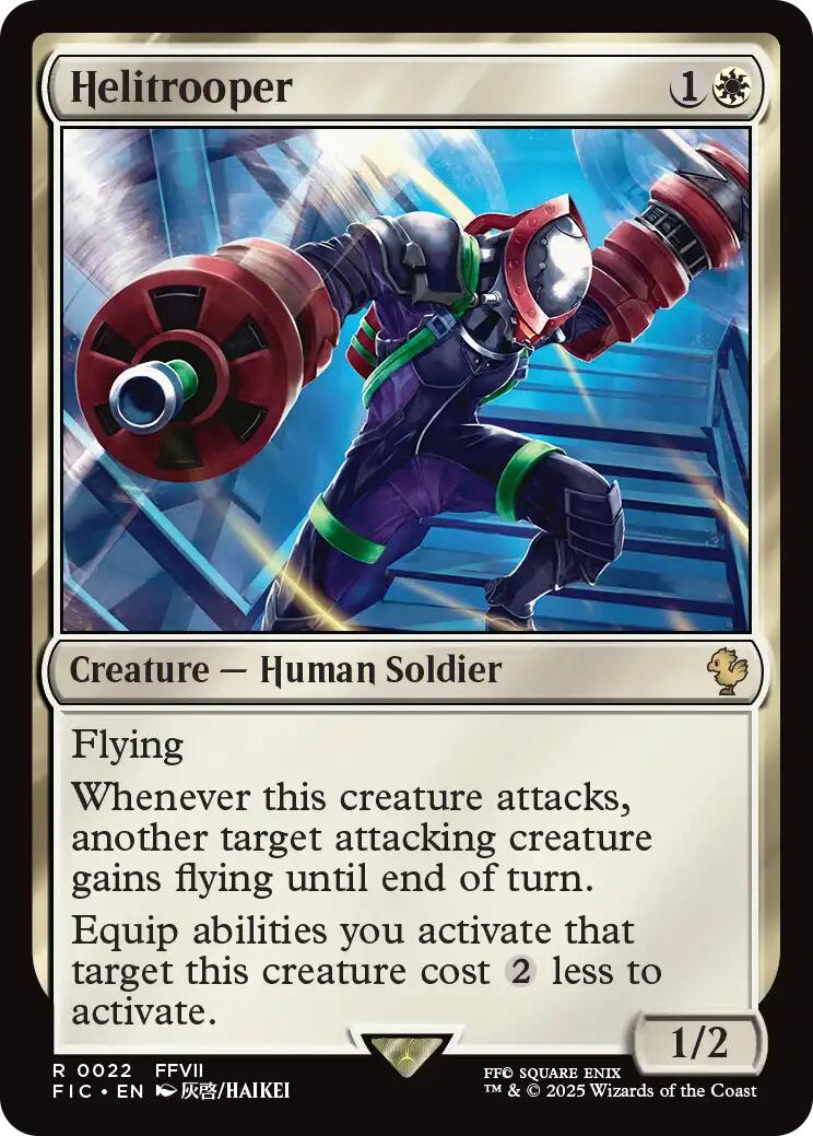 Helitrooper (Surge Foil) [FINAL FANTASY Commander] | Boutique FDB TCG