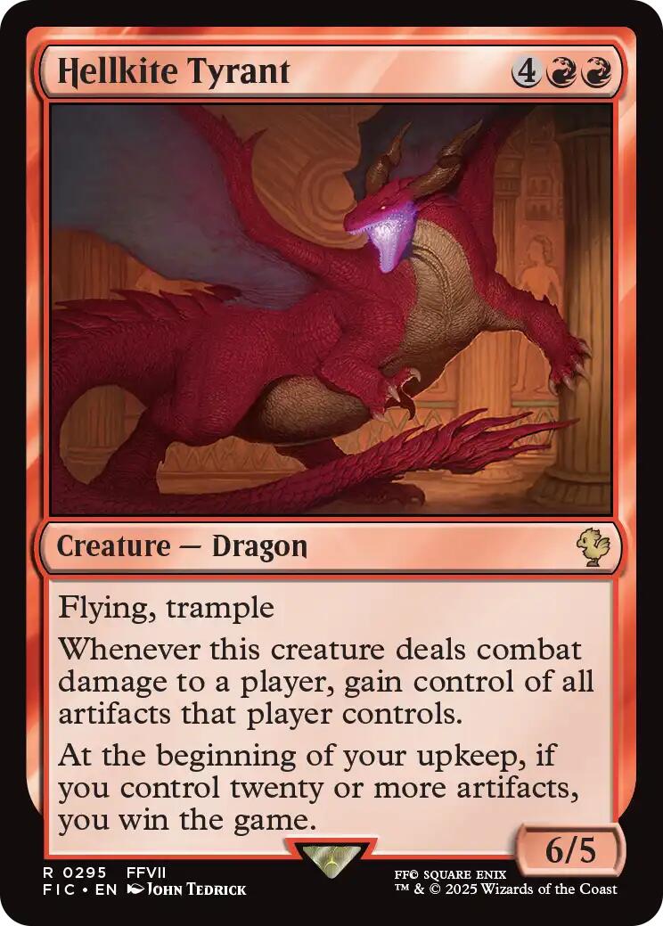 Hellkite Tyrant (Surge Foil) [FINAL FANTASY Commander] | Boutique FDB TCG