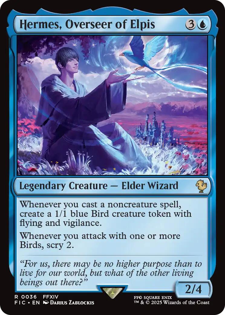Hermes, Overseer of Elpis (Surge Foil) [FINAL FANTASY Commander] | Boutique FDB TCG