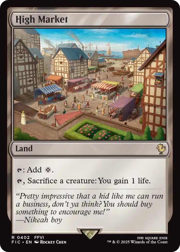 High Market (Surge Foil) [FINAL FANTASY Commander] | Boutique FDB TCG