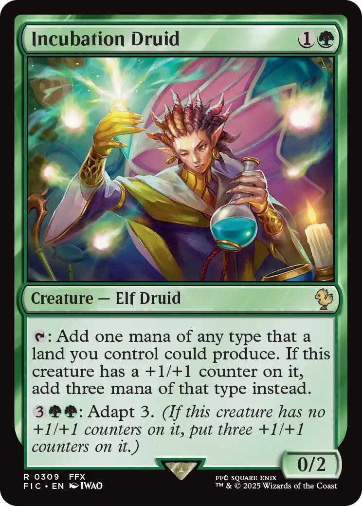 Incubation Druid (Surge Foil) [FINAL FANTASY Commander] | Boutique FDB TCG