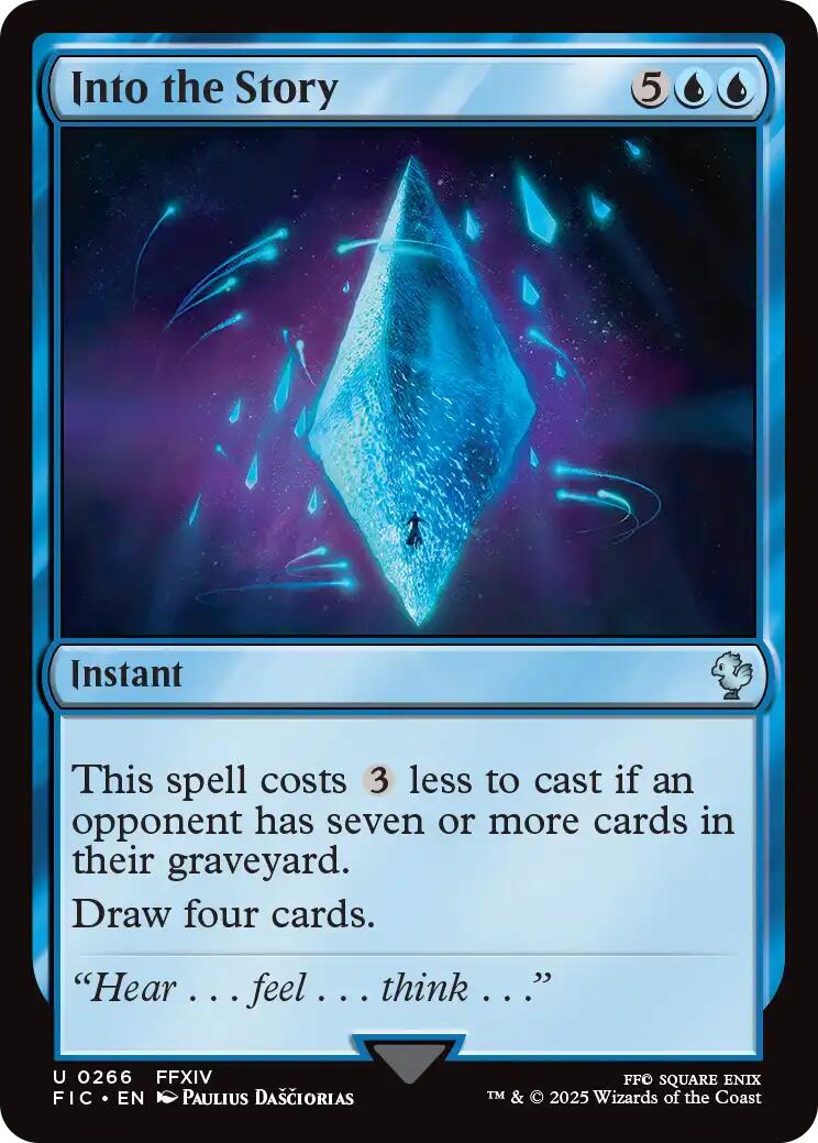 Into the Story (Surge Foil) [FINAL FANTASY Commander] | Boutique FDB TCG