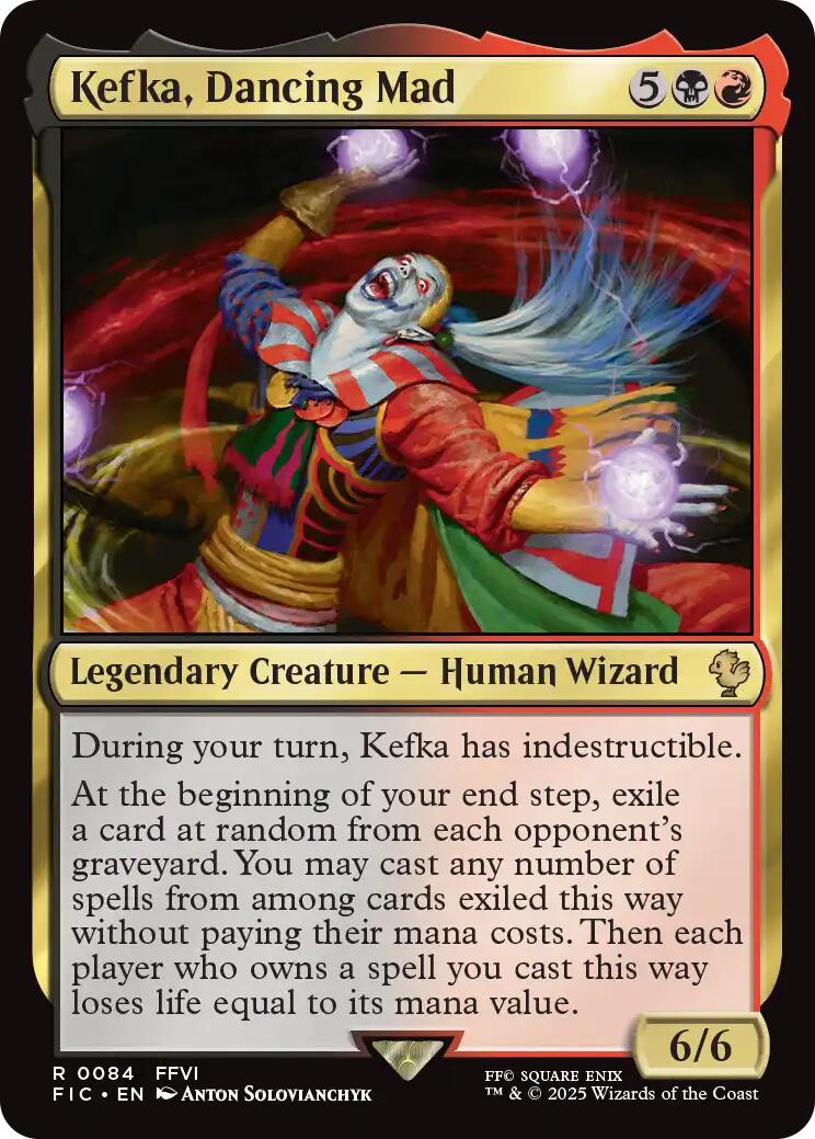 Kefka, Dancing Mad (Surge Foil) [FINAL FANTASY Commander] | Boutique FDB TCG