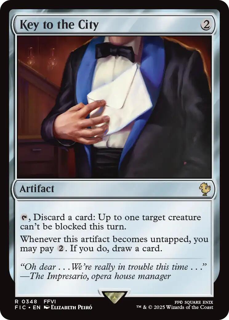 Key to the City (Surge Foil) [FINAL FANTASY Commander] | Boutique FDB TCG