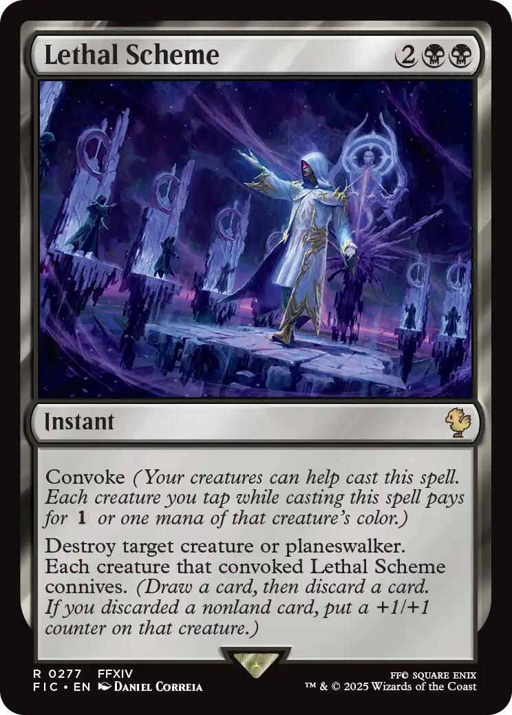 Lethal Scheme (Surge Foil) [FINAL FANTASY Commander] | Boutique FDB TCG