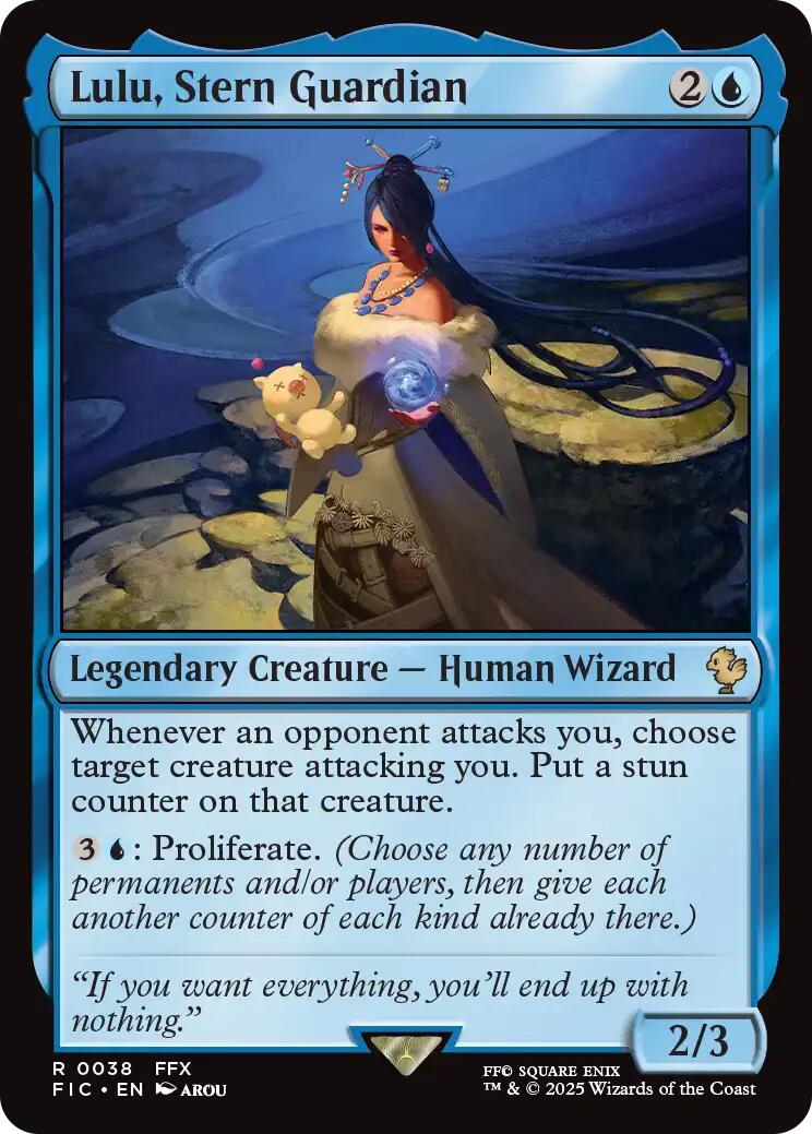 Lulu, Stern Guardian (Surge Foil) [FINAL FANTASY Commander] | Boutique FDB TCG