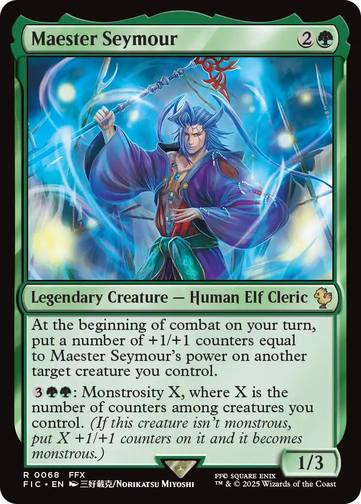 Maester Seymour (Surge Foil) [FINAL FANTASY Commander] | Boutique FDB TCG