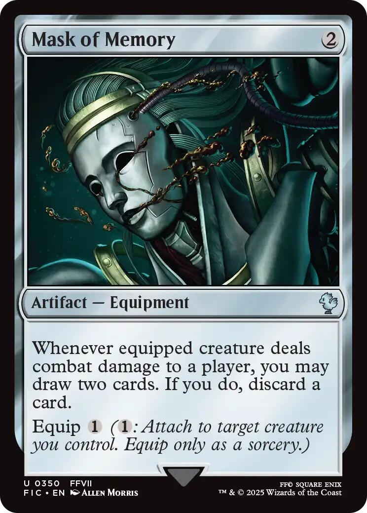 Mask of Memory (Surge Foil) [FINAL FANTASY Commander] | Boutique FDB TCG