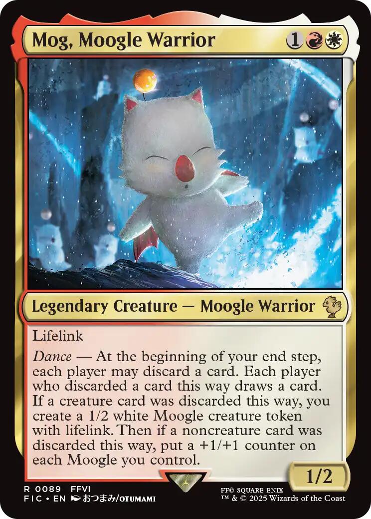 Mog, Moogle Warrior (Surge Foil) [FINAL FANTASY Commander] | Boutique FDB TCG