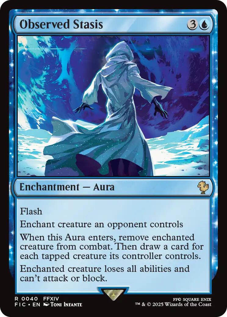 Observed Stasis (Surge Foil) [FINAL FANTASY Commander] | Boutique FDB TCG