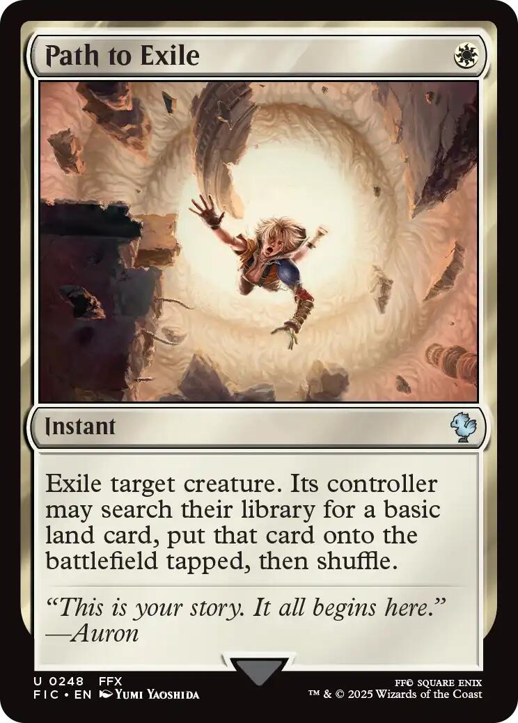 Path to Exile (Surge Foil) [FINAL FANTASY Commander] | Boutique FDB TCG