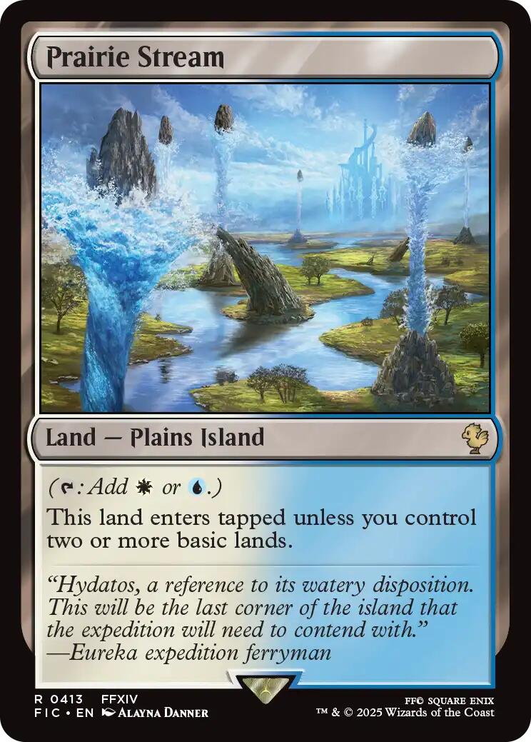 Prairie Stream (Surge Foil) [FINAL FANTASY Commander] | Boutique FDB TCG