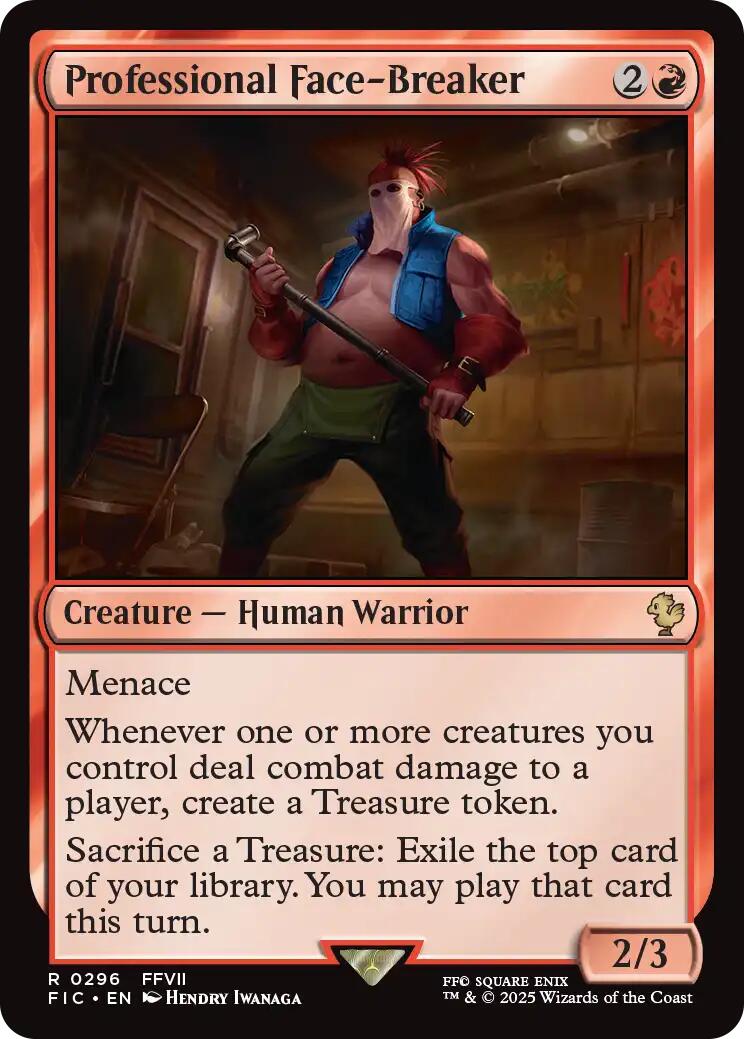 Professional Face-Breaker (Surge Foil) [FINAL FANTASY Commander] | Boutique FDB TCG