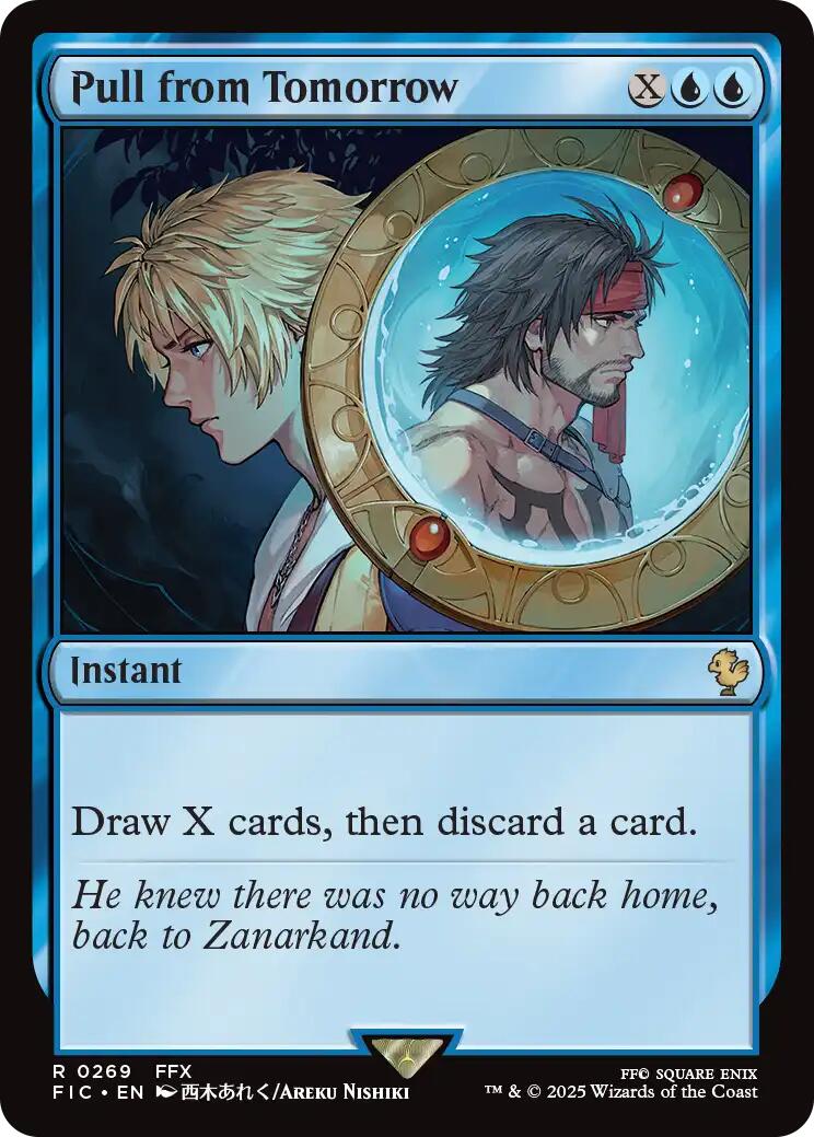 Pull from Tomorrow (Surge Foil) [FINAL FANTASY Commander] | Boutique FDB TCG