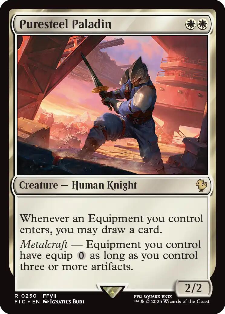 Puresteel Paladin (Surge Foil) [FINAL FANTASY Commander] | Boutique FDB TCG
