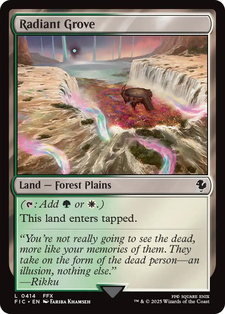 Radiant Grove (Surge Foil) [FINAL FANTASY Commander] | Boutique FDB TCG