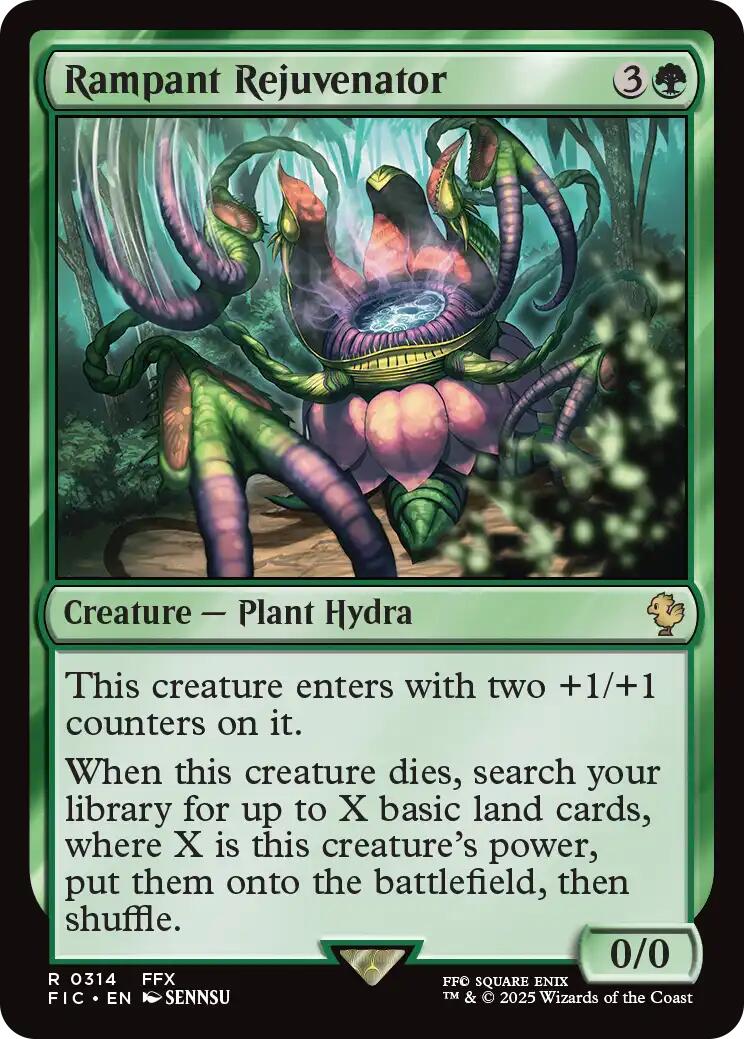 Rampant Rejuvenator (Surge Foil) [FINAL FANTASY Commander] | Boutique FDB TCG