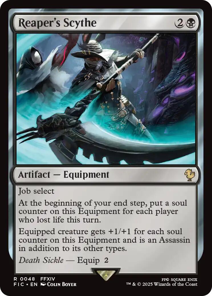 Reaper's Scythe (Surge Foil) [FINAL FANTASY Commander] | Boutique FDB TCG