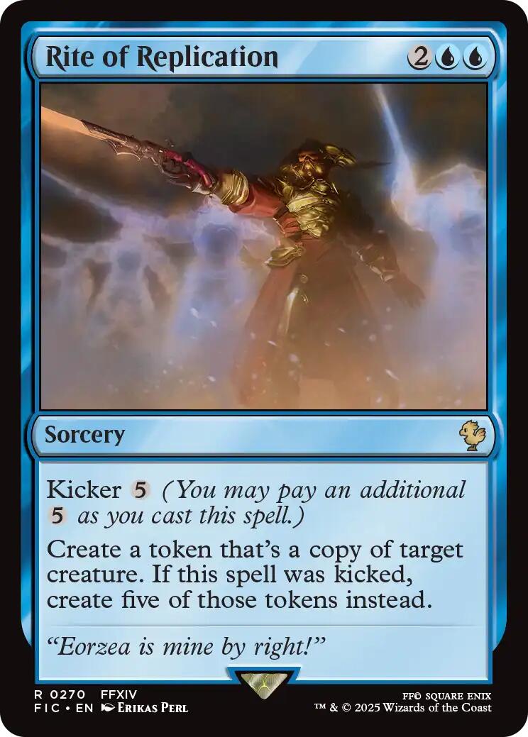 Rite of Replication (Surge Foil) [FINAL FANTASY Commander] | Boutique FDB TCG