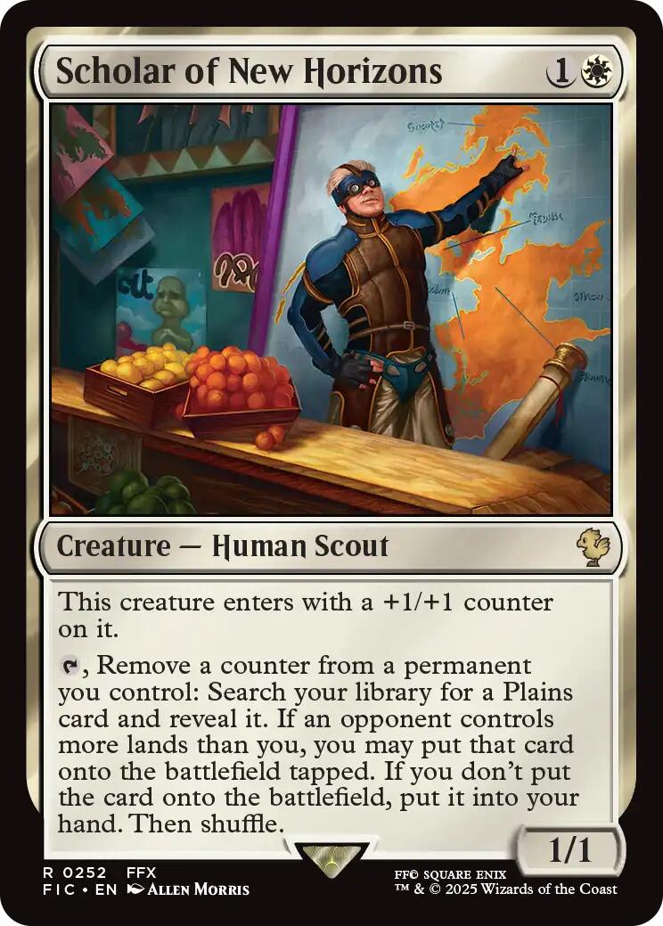 Scholar of New Horizons (Surge Foil) [FINAL FANTASY Commander] | Boutique FDB TCG