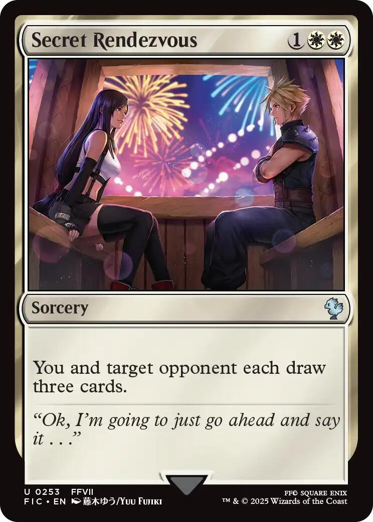 Secret Rendezvous (0253) (Surge Foil) [FINAL FANTASY Commander] | Boutique FDB TCG