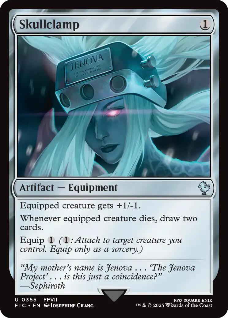 Skullclamp (Surge Foil) [FINAL FANTASY Commander] | Boutique FDB TCG