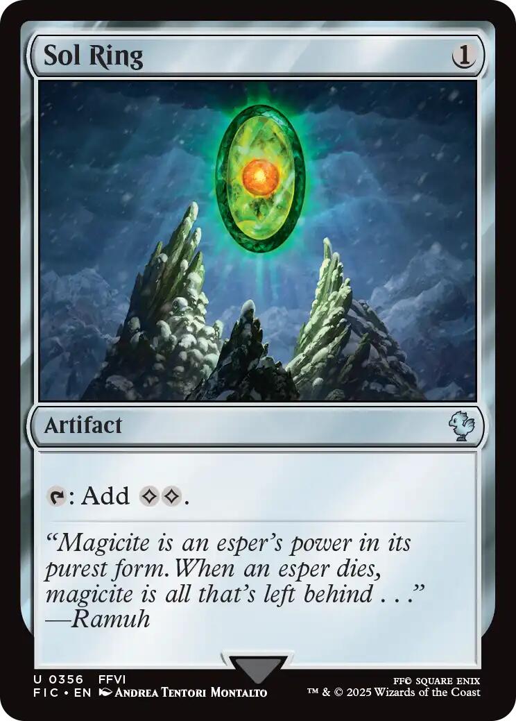 Sol Ring (0356) (Surge Foil) [FINAL FANTASY Commander] | Boutique FDB TCG