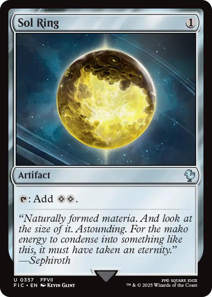 Sol Ring (0357) (Surge Foil) [FINAL FANTASY Commander] | Boutique FDB TCG