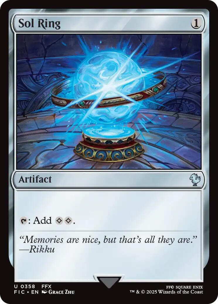 Sol Ring (0358) (Surge Foil) [FINAL FANTASY Commander] | Boutique FDB TCG