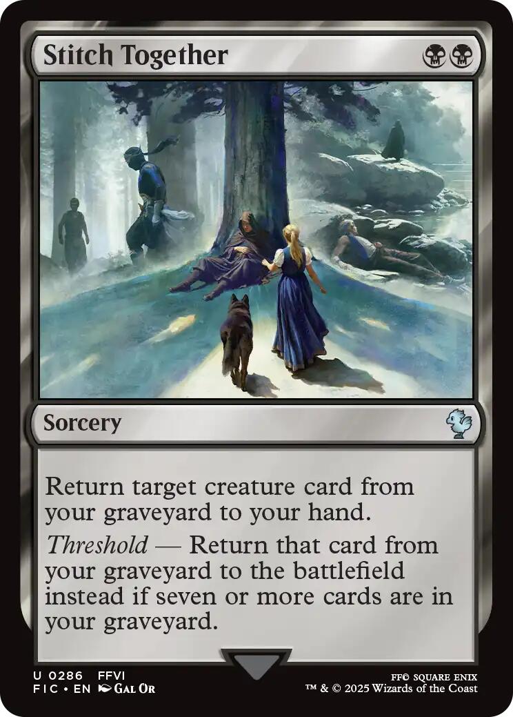 Stitch Together (Surge Foil) [FINAL FANTASY Commander] | Boutique FDB TCG