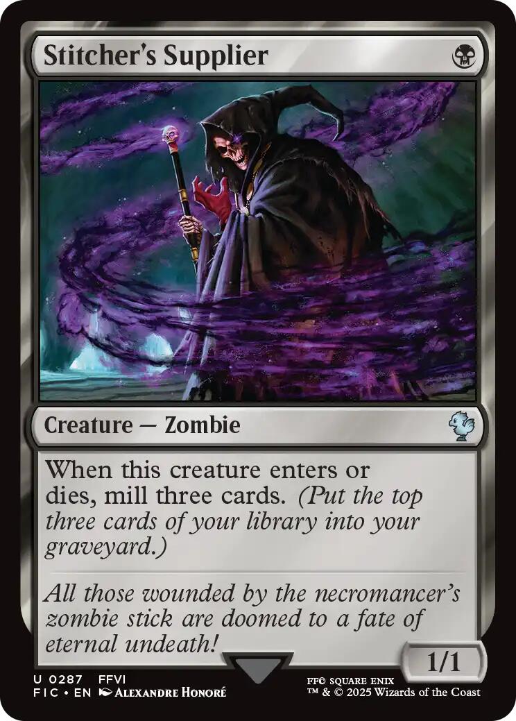 Stitcher's Supplier (Surge Foil) [FINAL FANTASY Commander] | Boutique FDB TCG