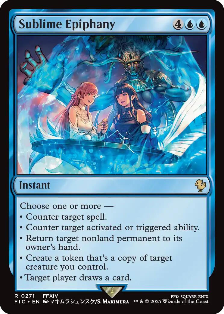 Sublime Epiphany (Surge Foil) [FINAL FANTASY Commander] | Boutique FDB TCG