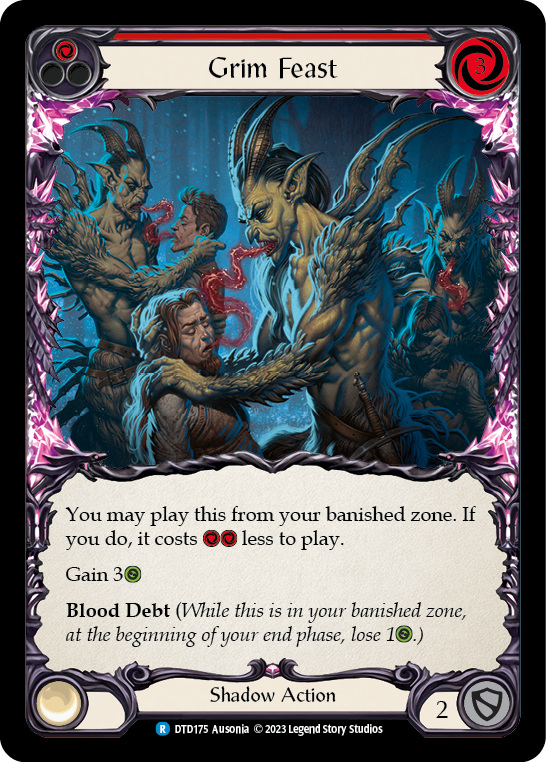 Grim Feast (Red) [DTD175] (Dusk Till Dawn) | Boutique FDB TCG