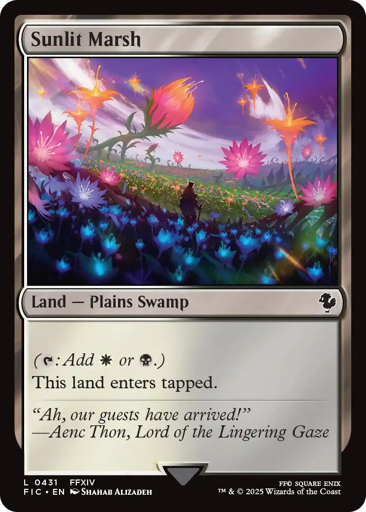 Sunlit Marsh (Surge Foil) [FINAL FANTASY Commander] | Boutique FDB TCG
