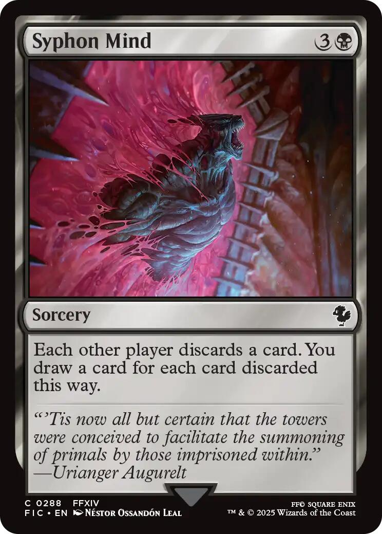 Syphon Mind (Surge Foil) [FINAL FANTASY Commander] | Boutique FDB TCG