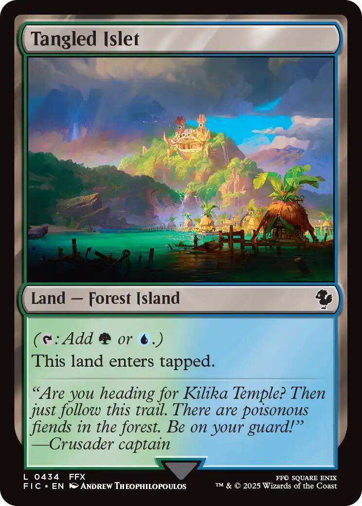 Tangled Islet (Surge Foil) [FINAL FANTASY Commander] | Boutique FDB TCG